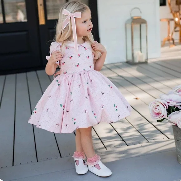 “Little Love Bug”Classic Cream Kids Shoes - Picture 4 of 9